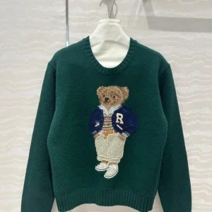 New Autumn/Winter New Women's Sweater Fashion Exquisite Cartoon Wearing Jacket Teddy Bear 10% Cashmere 90% Wool Pullover - AliExpress Sweaters&Jumpers