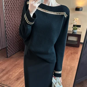 You See Premium Women's Knitted Hollow out Neline Sweater Heavy Du Comfortable Soft Long Sve round Ne Knitwear - AliExpress Sweaters&Jumpers