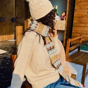 Nana Tall DMX Aosphere Sparkling Thiened Knitted Sweater Women Winter Loose Slimming Top Polyester Wool Nylon Blend - AliExpress Sweaters&Jumpers