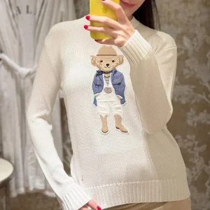 Autumn Winter Camere Knitted Long Sve Loose Fit round Ne Embroidered  Sweater Comfortable Breathable Women's ... - AliExpress Sweaters&Jumpers