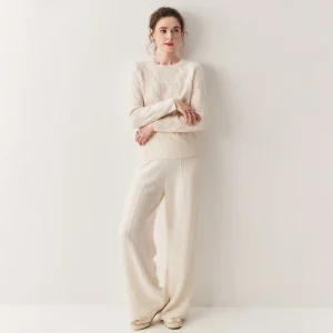2025 Women 100% Cashmere Sweater Cable Knitting Pullover O-Neck Long Sleeve Cashmere Knitwear Autumn Winter Thick Soft Warm Tops - AliExpress Sweaters&Jumpers