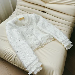 Ele ort Plu Svel Cardigan Ladylike Faion Spring Outerwear V-ne French Sle Slim Fit Polyester Fabric - AliExpress Sweaters&Jumpers
