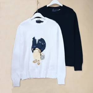 Spring New Style Women's Cartoon Pattern round Neck Cotton Knitted Long Sleeve Casual Versatile Sweater Comfortable Fit Knitwear - AliExpress Sweaters&Jumpers