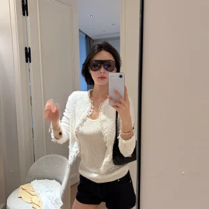 Cloud Princ FORNIYOYO Knitted Long Sve Open Cardigan Coat Fringe Detailing White Cotton Nylon Blend V-Ne Regular Fit - AliExpress Sweaters&Jumpers