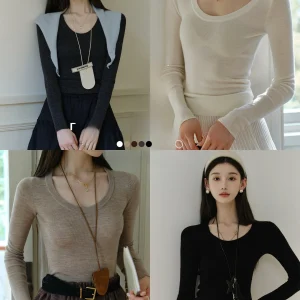 ChillCozy Anne's Woolen Knitted Sweater U-Ne Soft Camere Women's Faion Casual Sle All-Match 48 Teads Yangzhou Yarn - AliExpress Sweaters&Jumpers
