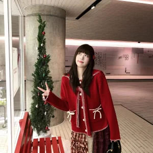 Cisas New Year Cross Design Sensation Wool Blend ell Embroidery Sweater with Hat Clean Fit Regular Sle Long Sve Wo... - AliExpress Sweaters&Jumpers