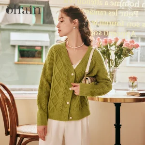 OLrain French Cardigan for Woman 2026 Autumn Winter New in Solid Vintage Knitting Tops Soft Sweaters Women's Clothing O22QM63612 - AliExpress Sweaters&Jumpers