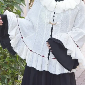 Ele Rose Lace Knitted awl Soft Mohair Casual Wear for Women Long Sve round Ne Warmth Provided by Axesfemme - AliExpress Sweaters&Jumpers