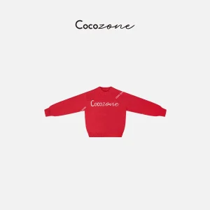 Early Spring Children's Faion Letter Embroidery Red round Ne Aosphere Knitwear ZONE Liu Knitted Sweater for Kids - AliExpress Sweaters&Jumpers