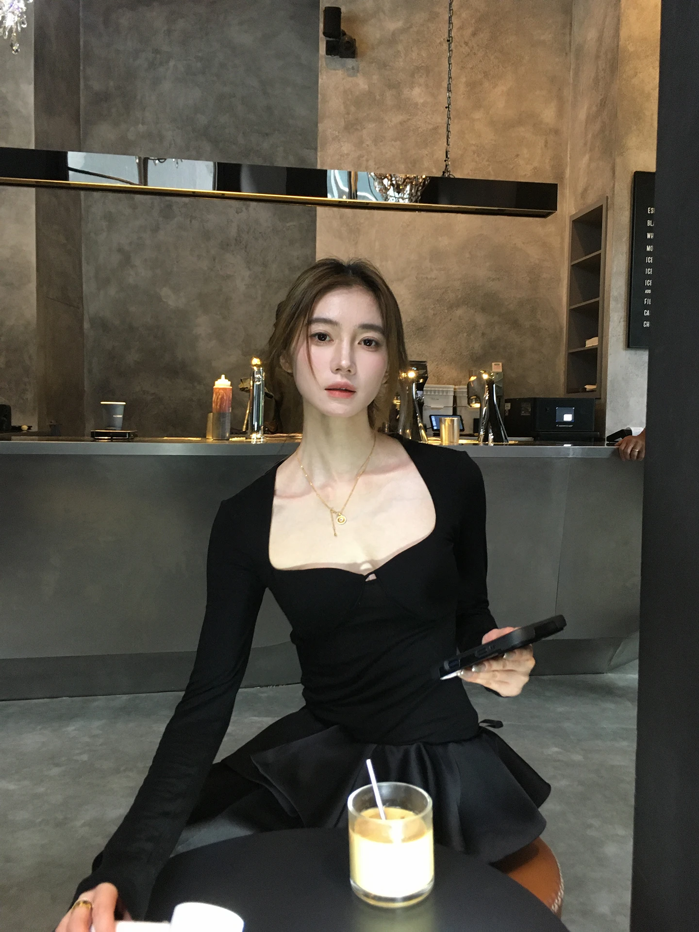 Cunblvd Korean Sle Slim Fit U-Ne Basic Pure Color Top Women's Soft Lenzing Fiber Long Sve Casual Breathable T-irt - AliExpress Sweaters&Jumpers