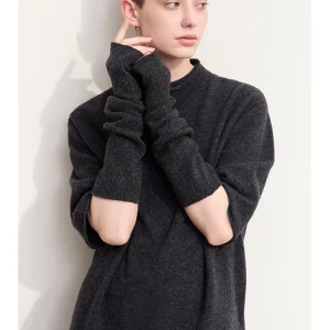 Amii Minimalism Sweaters For Women 2025 Autumn New Wool With Sleeve Mlock Neck Pullovers Versatile Lady Knitwear Jumper 12453055 - AliExpress Sweaters&Jumpers