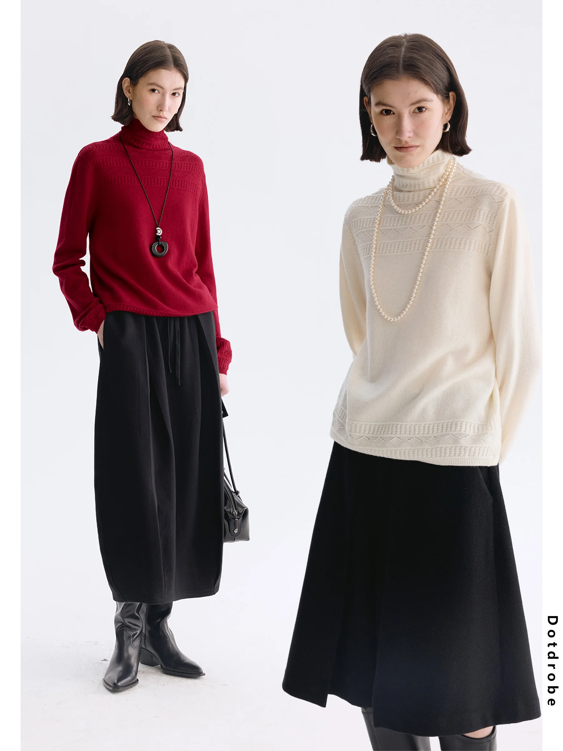 00% Wool Knitted Sweater Women's Overhead Diamond Pattern Pile Ne Spring Layering Soft Loose Fit Long Sve Knitwear - AliExpress Sweaters&Jumpers