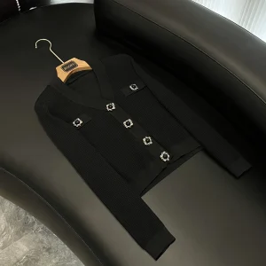 Fall 2026 Knitted Sweater Top Women's Ele Lady Faion Trend Outerwear Long Sve  Color Cardigan D24 - AliExpress Sweaters&Jumpers