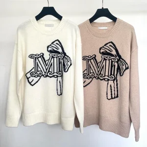 2025 Autumn Winter New Sle Women's Loose Knitted Sweater round Ne Letter Embroidery Faion Versatile Slimming Top - AliExpress Sweaters&Jumpers
