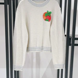 Spring 2026 Faionable Knitted Wool Blend round Ne  Patterned Ladies Pullover Sweater Playful Design Nylon Acrylic Wool - AliExpress Sweaters&Jumpers
