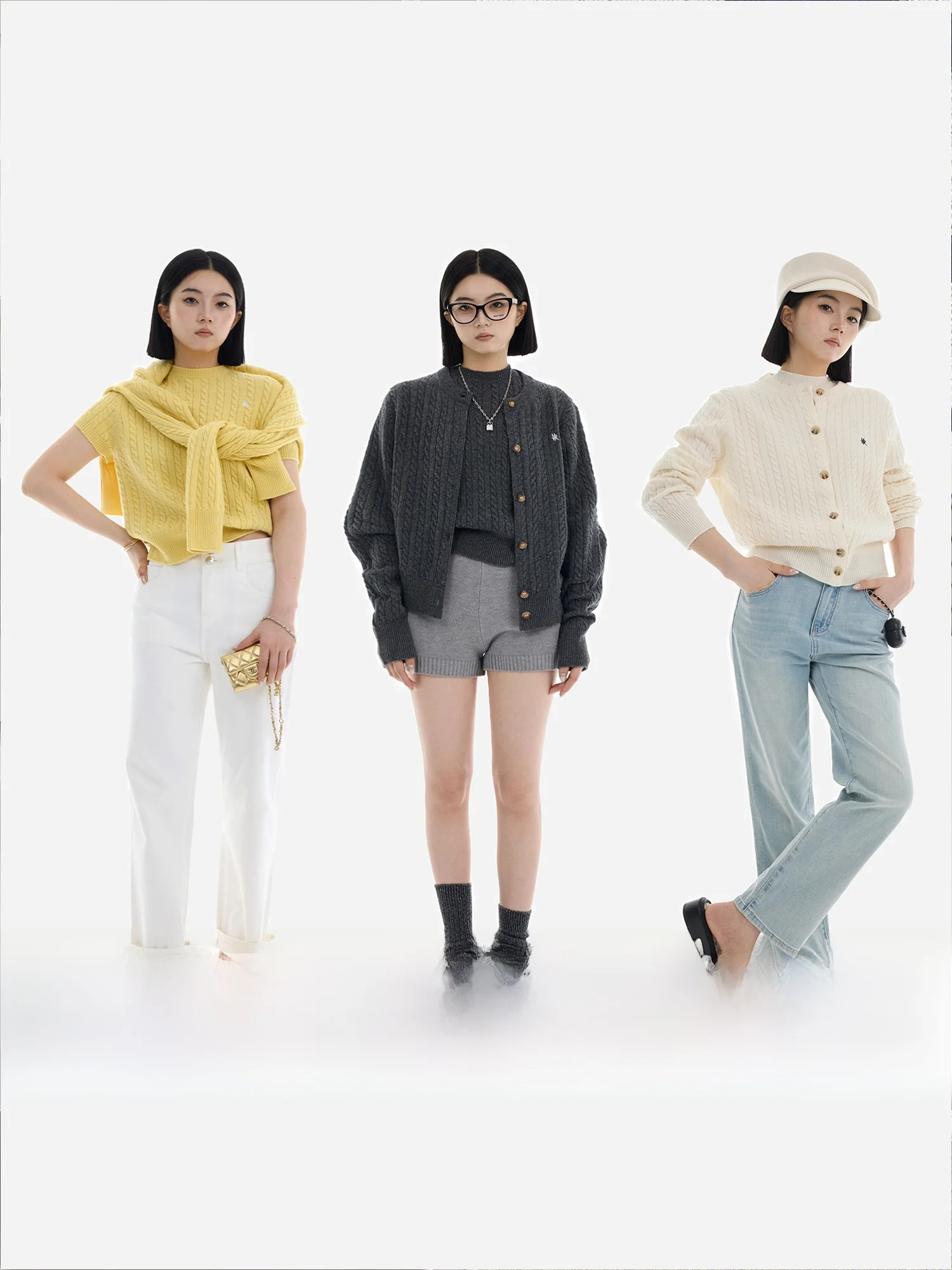 eGuYue Office Bella Woolen Knitted Sweater Cardigan Twist Yarn Overhead Women's Faion Autumn 2024 China Made - AliExpress Sweaters&Jumpers