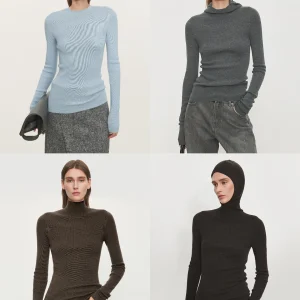 CHICJOC Upade Wool Silk 2 times Extra Thi Biella Wool Sl Full Faionable Multiple Collar pes Base Layer King - AliExpress Sweaters&Jumpers
