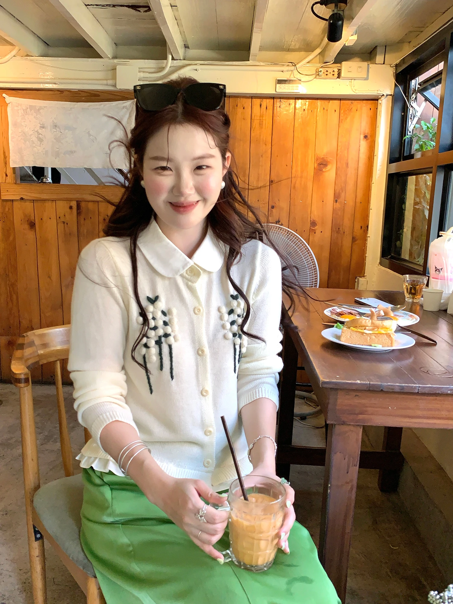 Korean Sle Knitted Sweater Women's Open Cardigan with Stand Collar 3D Decorative Sugar Cr Design Spring Top - AliExpress Sweaters&Jumpers