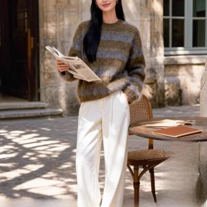 Camere Oversized Knitted Sweater Cozy Autumn Winter Outerwear Soft Wool Blend Long Sve round Ne Pullover - AliExpress Sweaters&Jumpers