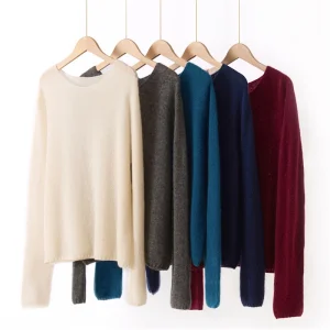 MEETCC Women's 100% Cashmere Thin Sweater Spring Autumn O Neck Pullover Quality Soft Cashmere Knitwear Basic Casual Tops - AliExpress Sweaters&Jumpers