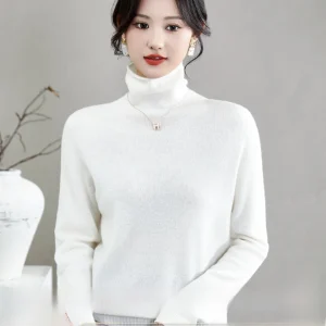 Snow Flng Luxury Camere Wool High Ne Women's Sweater Soft Comfortable Pure Color Simple Design Warm Long Sve Coat - AliExpress Sweaters&Jumpers