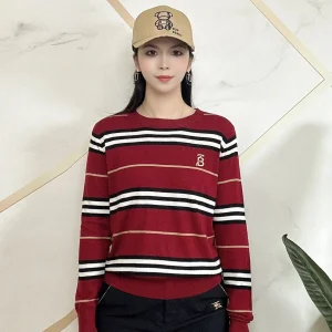 Autumn Winter New round Ne Camere Sweater Women Anti-Aging Casual Versatile Slim Striped Faion Long Sve Knitted irt - AliExpress Sweaters&Jumpers