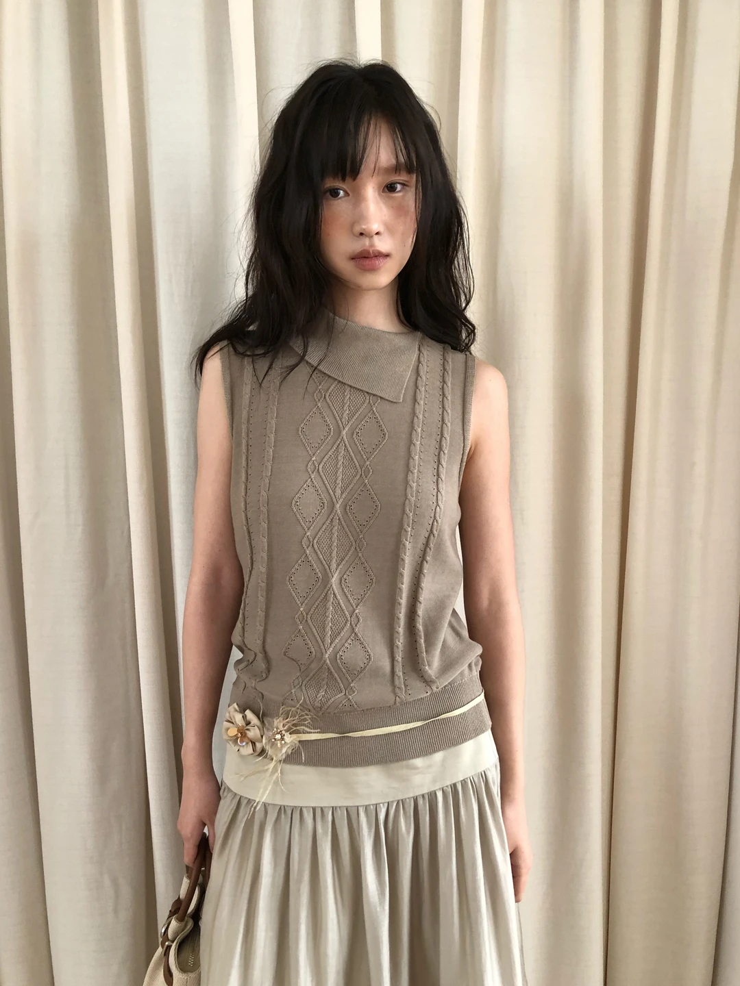 Dorydory Hollow out Knitted Vest Women's Svel Collared Sweater Spring 2026 New Design Breathable Comfortable Fit Sle - AliExpress Sweaters&Jumpers