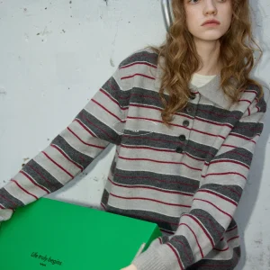 BMLT Early Spring Thiened Long Sve  Ne Knitted Sweater Women's Korean Sle Loose Fit Warm Striped Top - AliExpress Sweaters&Jumpers