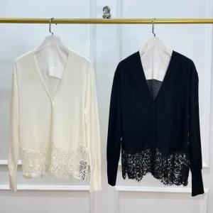 100% Wool Women Heavy Embroidery Knitted Cardigan sweater Single Breasted V-Neck Long Sleeve Casual Slim Sweater - AliExpress Sweaters&Jumpers