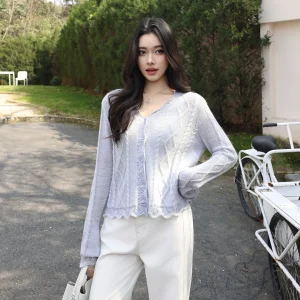 Warm And Gentle Knitted Sweater by Old Yang Spring Vintage Faionable Camere And Wool Twist Knit Soft Long Sve Women's Top - AliExpress Sweaters&Jumpers