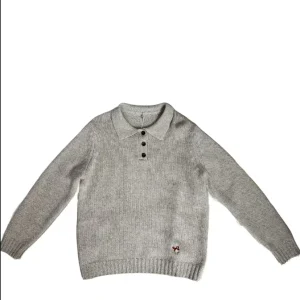 Light Oatmeal Squirrel Embroidery Collar Knitwear Soft Loose Long Sleeve Sweater Comfortable Casual Style in Soft Yarn - AliExpress Sweaters&Jumpers