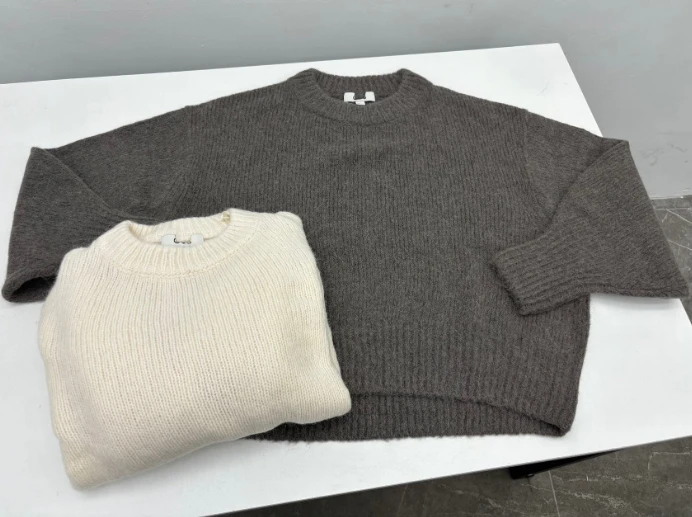 CS50 Pure Color mat round Ne Camere Blend Sweater Loose plus Size Women's Knitted Woolen Cardigan Soft Warm - AliExpress Sweaters&Jumpers