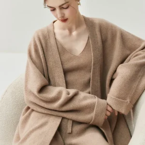 Luxury Women 100% Cashmere Shawls Cardigan Autumn Winter Grace Simple Style Soft Warm Wraps Office Lady Cashmere Knit Cape Top - AliExpress Sweaters&Jumpers