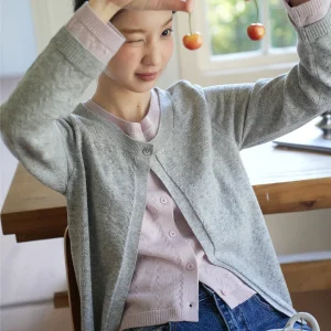 Botanique Woolen Knitted Sweater Beautiful Merino Wool Embroidered Fake Two-Piece Long Sve round Ne Casual Sle Spring ... - AliExpress Sweaters&Jumpers