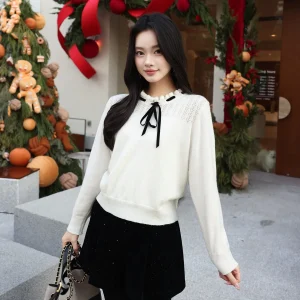 Mehomeyang Camere Knitted Sweater Ultrine Merino Wool Skin-friendly Faionable Casual Loose Fit Women's Inner Wear - AliExpress Sweaters&Jumpers