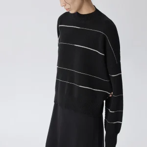 Autumn Winter New Sle Loose Casual Simple Knitted Woolen Pullover Top Irregular Striped Design Comfortable Soft Material - AliExpress Sweaters&Jumpers