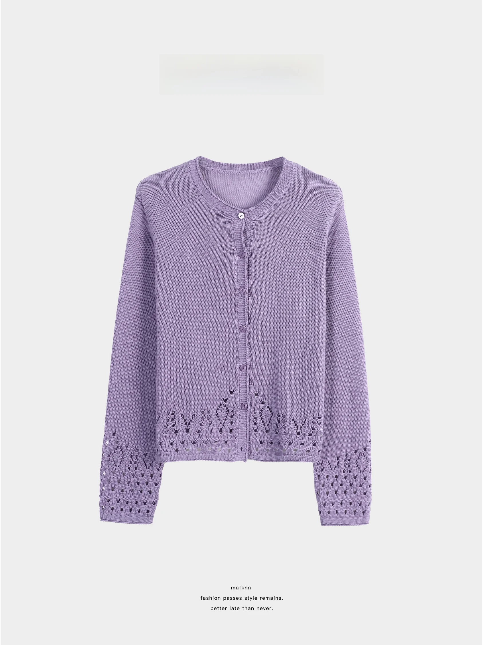 Spring Knitted Sweater 7 Needle 48 Thread 2 Strand Hollow Pattern Large Size Women's Slimming Casual Style Polyester Fiber - AliExpress Sweaters&Jumpers