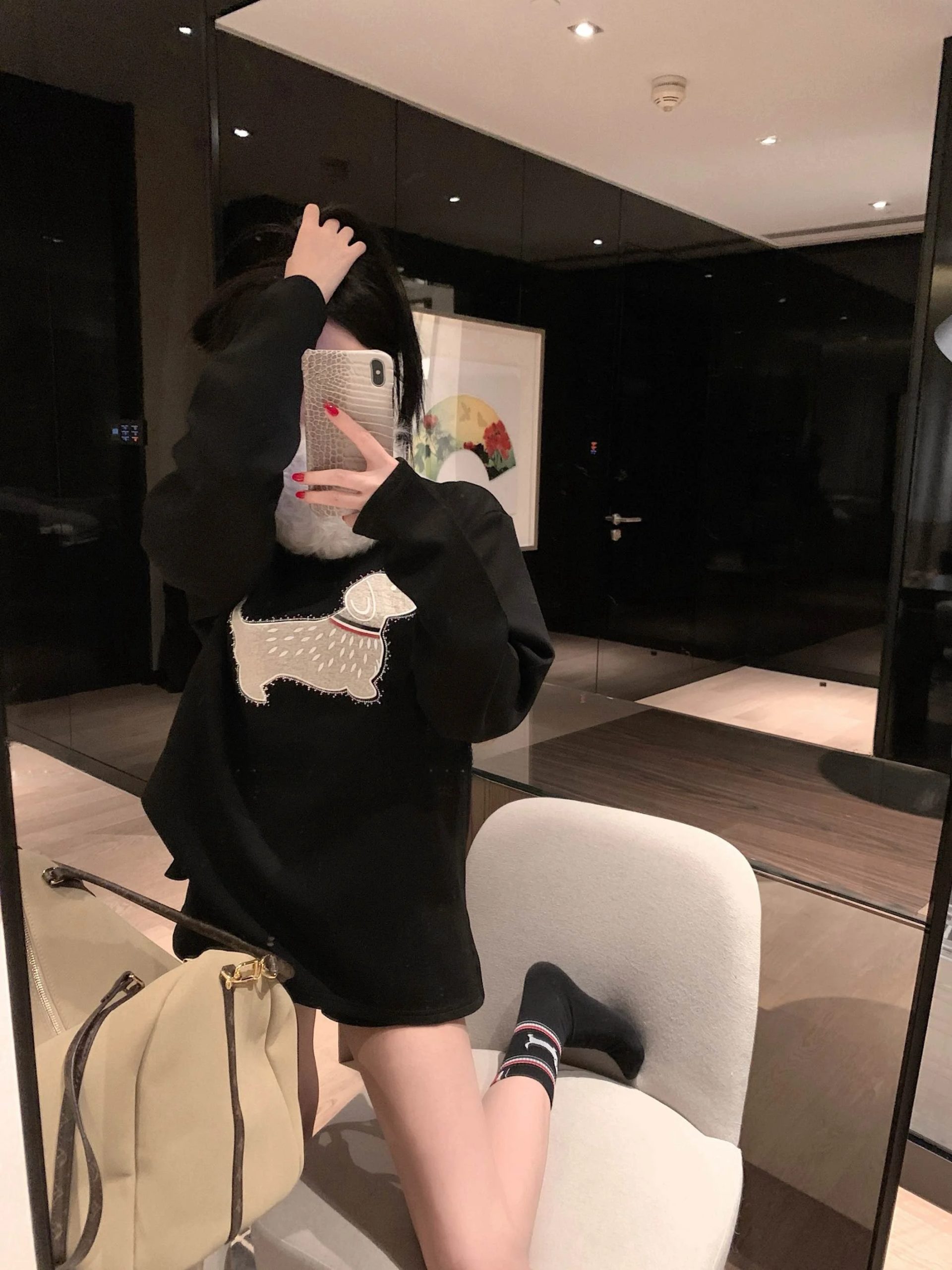 Cotton Long Sve Plu T-irt Women's Lazy Sle Base Layer Top Print Design Warm Thi Winter Faion for Teen Girls - AliExpress Sweaters&Jumpers