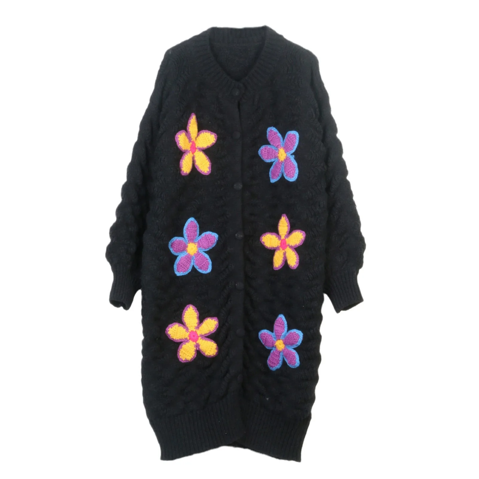 2025 Autumn And Winter New Long Women's Sweater Cardigan Retro Embroidery Flower Bohemian Sweater Jacket Women's Cardigan Jacket - AliExpress Sweaters&Jumpers
