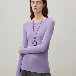 mat Sle Long Sve One oulder Beau Woolen Knitted Sweater Women's Slim Fit Warm Base Layer Inner Wear Knitwear - AliExpress Sweaters&Jumpers