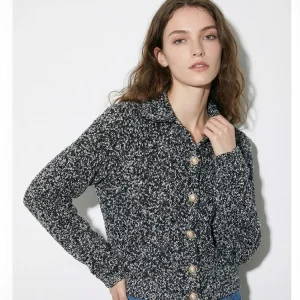 Autumn Winter Women's Vintage Knitted Long Sve Stand Collar Open Cardigan Soft Wool Blend Faionable Two-Way Wear Sweater... - AliExpress Sweaters&Jumpers