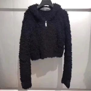 Bla eep Fce Zip-Up Hooded Knitted Cardigan Women's Sle Casual Faion Princ eenn Brand Online Exclusive 2025 Wi... - AliExpress Sweaters&Jumpers