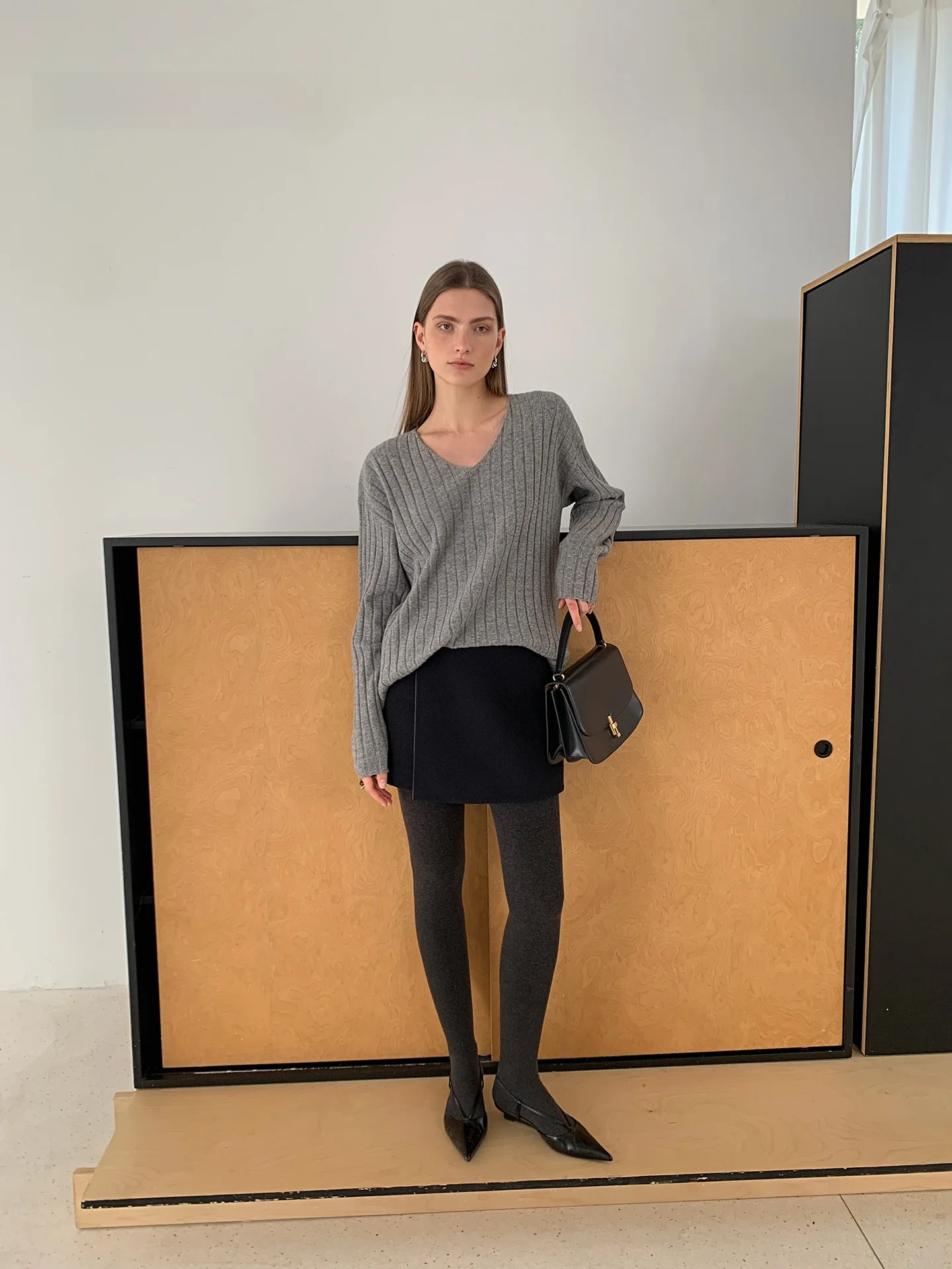Taco Studios Women's Loose Casual Woolen Knitted Long Sve V-Ne Sweater Daily Wear Comfortable Soft Warm Color Top - AliExpress Sweaters&Jumpers