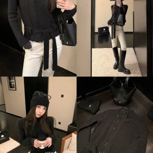 Bla Bean Humming ort Knitted Sweater Coat Women's Belted Design High Ne Cardigan Sli Slimming Outerwear for Ladies - AliExpress Sweaters&Jumpers