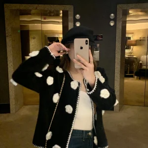Benxe nce Beau 00 New Heavy Industry 3D Hook Flower ort Sweater Coat Fraance Sle Women's Faion Outerwear - AliExpress Sweaters&Jumpers