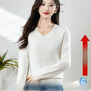 Snow Flng Women's Camere Sweater V-Ne Long Sve Pure Color mat Soft Comfortable Commute Sle Regular Fit - AliExpress Sweaters&Jumpers
