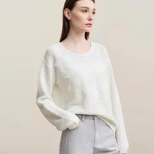 Spring New round Ne Lace Knitted Sweater Women's oulder Drop Needlework Crt Over Loose Fit Casual Long Sve Top - AliExpress Sweaters&Jumpers