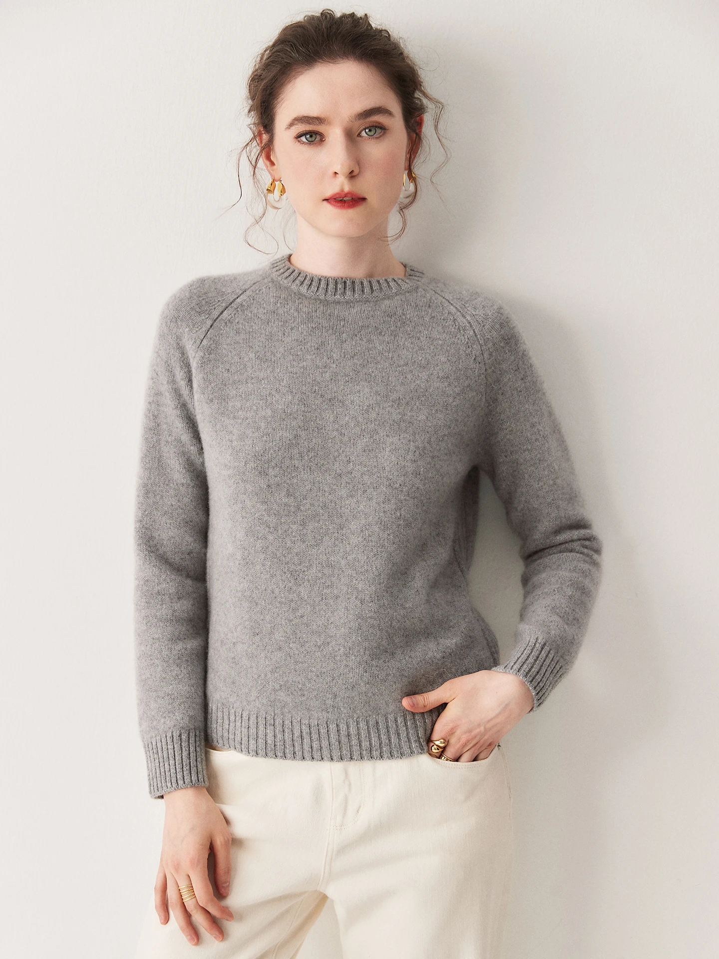 Thiened Tee-Strand Simple round Ne oulder Sve Camere Sweater Women Loose Warm Knitted Slimming Versatile Base irt - AliExpress Sweaters&Jumpers
