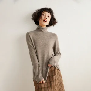 35% Alashan Cashmere Women's Cowl Neck Thin Sweater | Soft Solid Color Pullover - AliExpress Sweaters&Jumpers