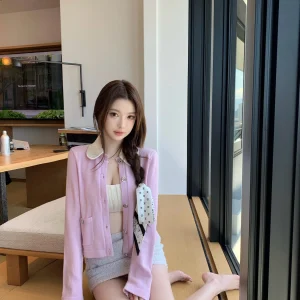 Chicyou25B eep Wool Knitted Open Cardigan Removeable Collar Good Girl Sle Faionable Commute Suitable Women's Knitwear - AliExpress Sweaters&Jumpers